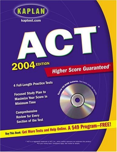 Kaplan ACT 2004 with CD-ROM (9780743240949) by Kaplan