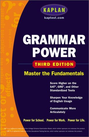 9780743241120: Kaplan Grammar Power, Third edition: Score Higher on the SAT, GRE, and Other Standardized Tests