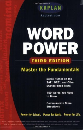 Stock image for Word Power : Score Higher on the SAT, GRE and Other Standardized Tests for sale by Better World Books