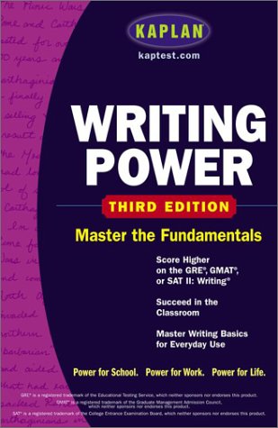 9780743241168: Writing Power: Score Higher on the SAT, GRE, and Other Standardized Tests