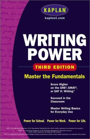 Stock image for Kaplan Writing Power: Score Higher on the SAT, GRE, and Other Standardized Tests for sale by Jenson Books Inc