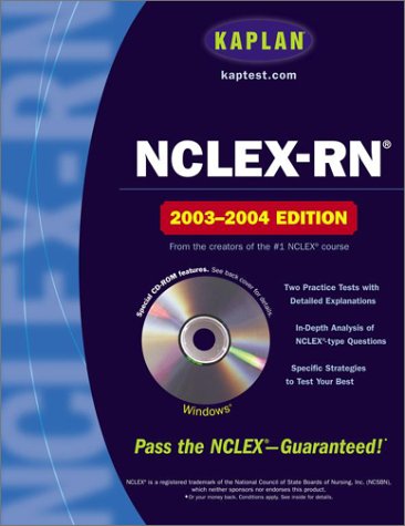 Beispielbild fr NCLEX-RN 2003-2004 [With CDROM] zum Verkauf von ThriftBooks-Dallas