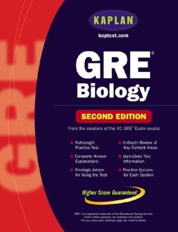 Beispielbild fr Kaplan GRE Biology: Second Edition zum Verkauf von medimops