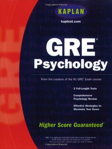 Imagen de archivo de Kaplan GRE Psychology a la venta por Better World Books