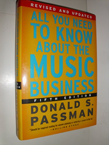 Beispielbild fr All You Need to Know about the Music Business zum Verkauf von Better World Books