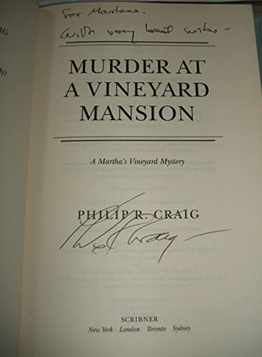 9780743246767: Murder at a Vineyard Mansion (Martha's Vineyard Mysteries)