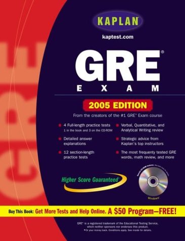 Beispielbild fr Kaplan GRE Exam 2005, w. CD-ROM (Kaplan GRE Premier Program (W/CD)) zum Verkauf von medimops