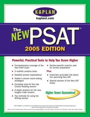 Stock image for Kaplan New PSAT 2005 for sale by Better World Books