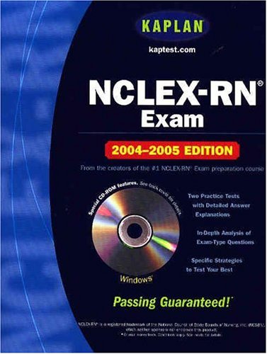 Stock image for Kaplan NCLEX-RN 2004-2005 with CD-ROM for sale by Front Cover Books