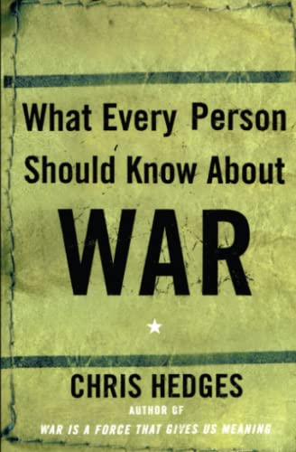 Stock image for What Every Person Should Know About War for sale by SecondSale