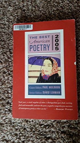 Stock image for The Best American Poetry 2005 for sale by Firefly Bookstore