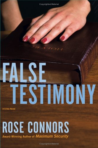 Beispielbild fr False Testimony : A Crime Novel zum Verkauf von Better World Books