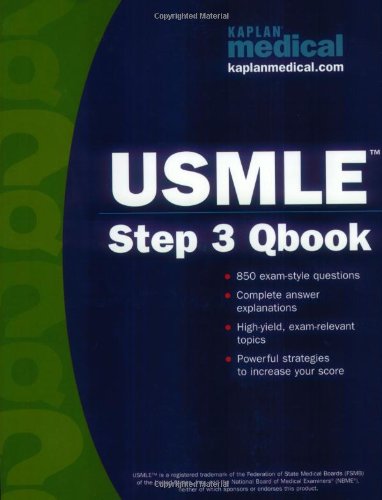 Stock image for Kaplan Medical USMLE Step 3 Qbook for sale by Better World Books
