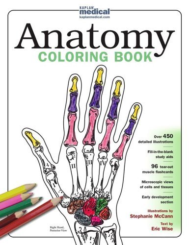 9780743264242: Kaplan Anatomy Coloring Book
