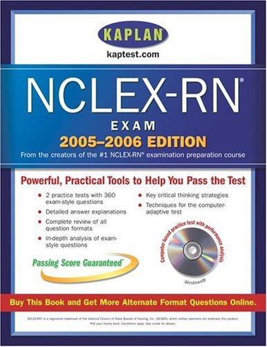 Beispielbild fr Kaplan NCLEX-RN Exam : 2005-2006 zum Verkauf von Better World Books