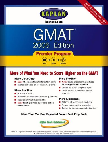 Kaplan GMAT 2006, Premier Program (9780743265423) by Kaplan