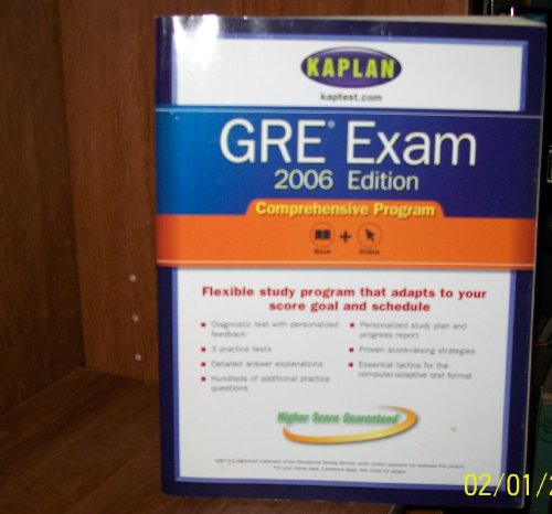 Beispielbild fr Kaplan Gre Exam 2006: Premier Program zum Verkauf von HPB Inc.