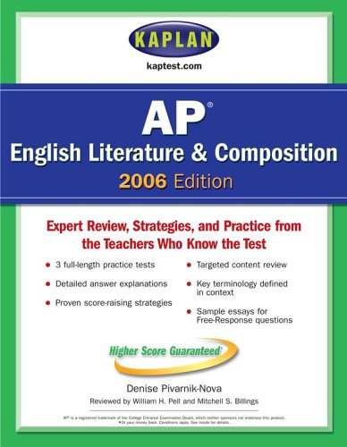 9780743265805: Kaplan AP English Literature & Composition (Kaplan AP English Literature and Composition)