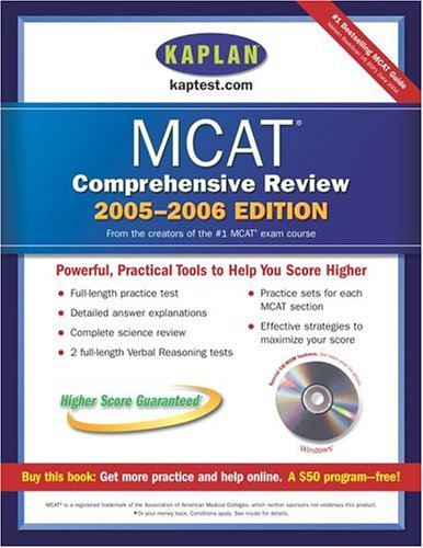 9780743266154: Kaplan MCAT Comprehensive Review with CD-ROM 2005-2006 (Kaplan Mcat Premier Program)