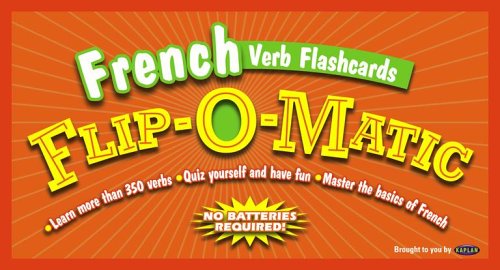 Beispielbild fr Kaplan French Verb Flashcards Flip-O-Matic zum Verkauf von Better World Books