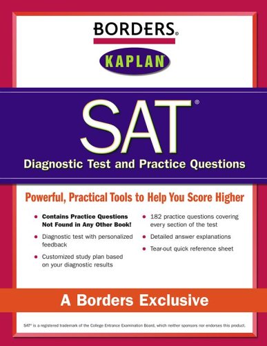 Stock image for Borders Sat Diagnostic Tests and Practice Questions for sale by NightsendBooks
