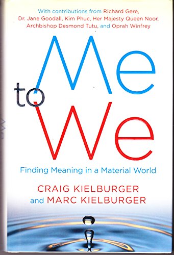 Stock image for Me to We: Finding Meaning in a Material World for sale by More Than Words