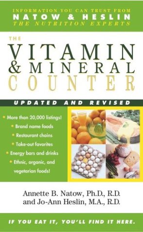 Beispielbild fr The Vitamin and Mineral Food Counter zum Verkauf von Better World Books