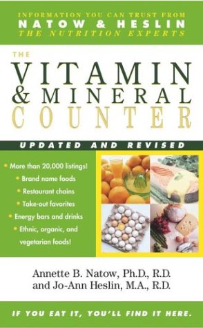Stock image for The Vitamin and Mineral Food Counter for sale by Hawking Books