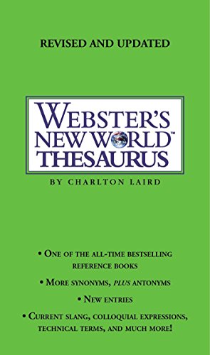 Beispielbild für Webster's New World Thesaurus zum Verkauf von Redux Books