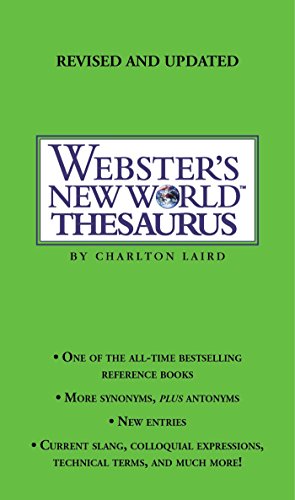 Stock image for Webster's New World Thesaurus: Third Edition for sale by SecondSale