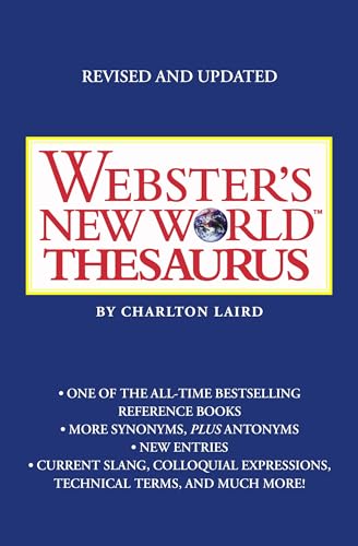 Beispielbild fr Webster's New World Thesaurus zum Verkauf von Front Cover Books