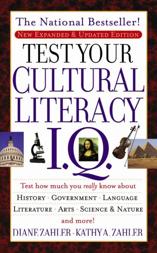 Test Your Cultural Literacy IQ: Updated & Revised (9780743475785) by Zahler, Diane; Zahler, Kathy A.