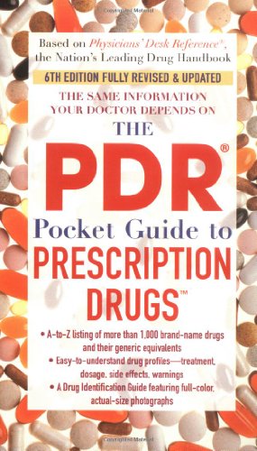 Beispielbild fr The PDR Pocket Guide to Prescription Drugs: Sixth Edition zum Verkauf von Reliant Bookstore