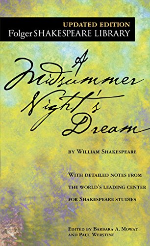 9780743477543: A Midsummer Night's Dream (Folger Shakespeare Library)
