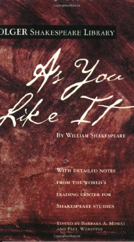 9780743484862: As You Like It (The New Folger Library Shakespeare)