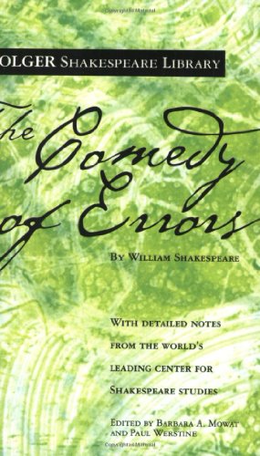 9780743484886: The Comedy of Errors (Folger Shakespeare Library)