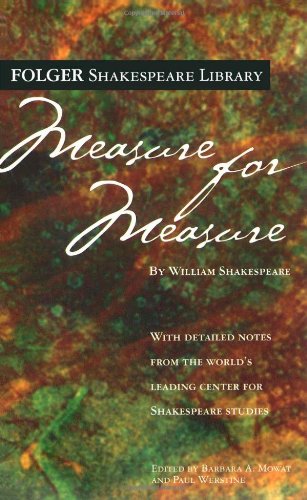 Stock image for Measure for Measure Folger Sha for sale by SecondSale