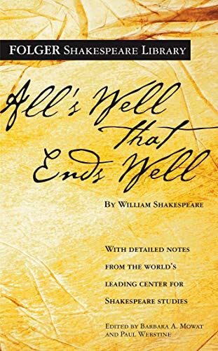 9780743484978: All's Well That Ends Well (Folger Shakespeare Library)