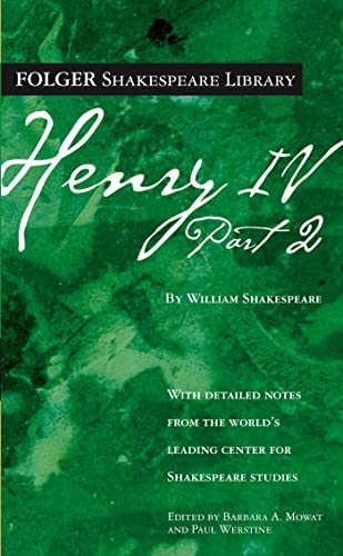 9780743485050: Henry IV, Part 2 (Folger Shakespeare Library)