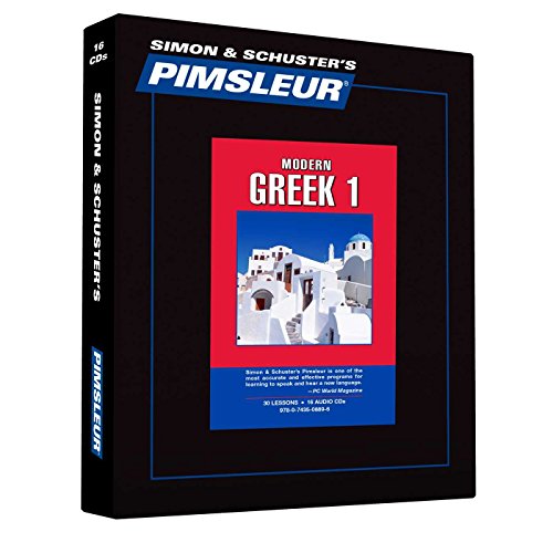 9780743508896: Pimsleur Greek (Modern) Level 1 CD: Learn to Speak and Understand Modern Greek with Pimsleur Language Programs (1) (Comprehensive)