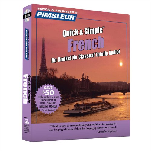 Imagen de archivo de Pimsleur Quick & Simple French: Euro Edition a la venta por Revaluation Books