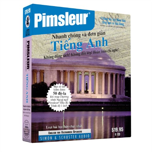 9780743523455: Pimsleur English for Vietnamese Speakers Quick & Simple Course - Level 1 Lessons 1-8 CD: Learn to Speak and Understand English for Vietnamese with ... Vietnamese with Pimsleur Language Programs