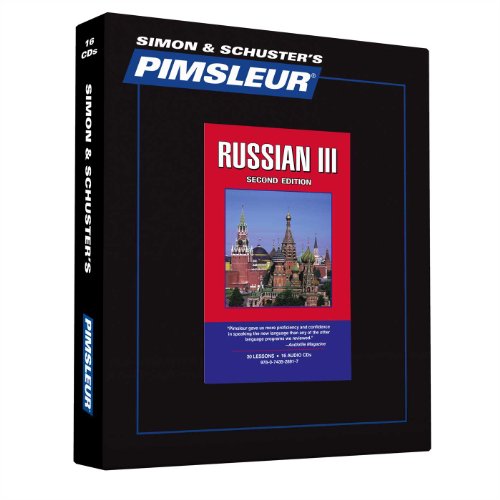 Imagen de archivo de Russian III (Pimsleur language program), Second Edition (Comprehensive) a la venta por HPB-Red