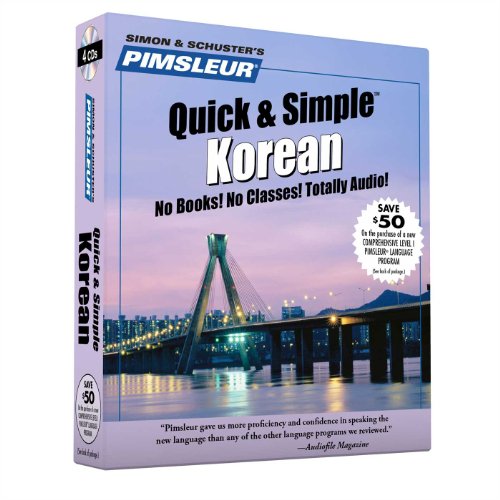 9780743536110: Pimsleur Quick & Simple Korean