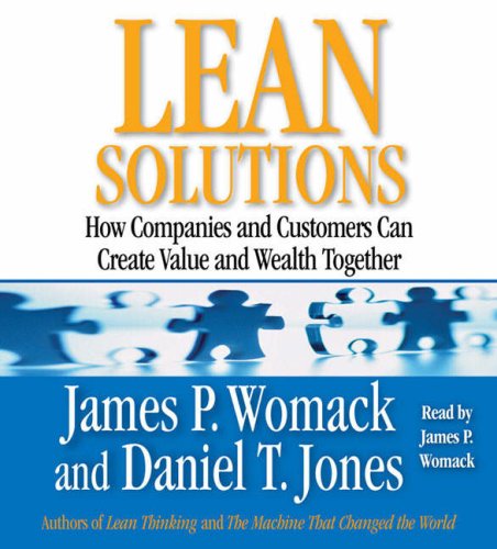 Imagen de archivo de Lean Solutions: How Companies and Customers Can Create Value and Wealth Together a la venta por HPB-Diamond
