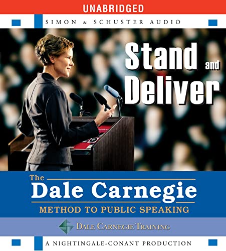 Imagen de archivo de Stand and Deliver: The Dale Carnegie Method to Public Speaking a la venta por R Bookmark