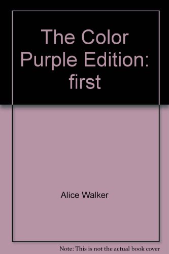 9780743617024: The Color Purple Edition: first