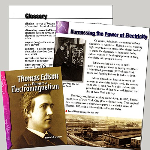 Imagen de archivo de Science Readers: Physical Science: Thomas Alva Edison and the Pioneers of Electromagnetism a la venta por Revaluation Books