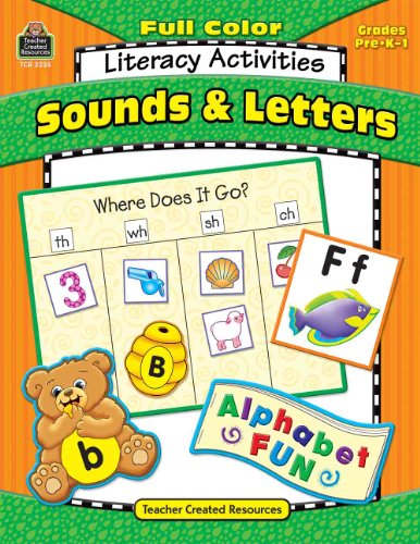 Stock image for Full-Color Literacy Activities: Sounds & Letters Sickman, Kari for sale by Orphans Treasure Box