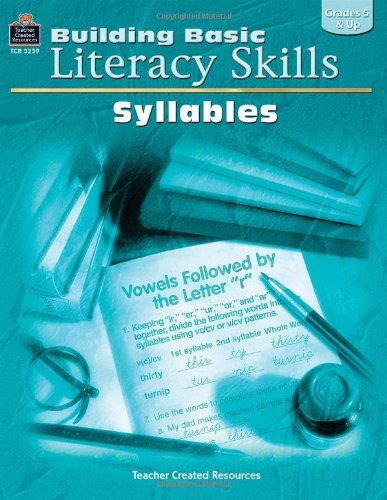 Stock image for Building Basic Literacy Skills: Syllables for sale by HPB-Red